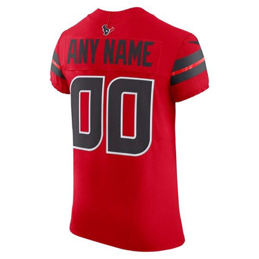 Houston Texans Alternate Vapor F.U.S.E. Elite Custom Jersey Navy - View 4 - Jersey Zone