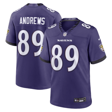Baltimore Ravens Mark Andrews Game Jersey Purple - Front View - Jersey Zone