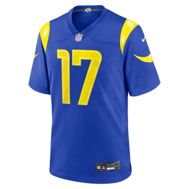 Los Angeles Rams Davante Adams Game Jersey Royal - View 7 - Jersey Zone