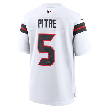 Houston Texans Jalen Pitre Game Jersey White - View 4 - Jersey Zone