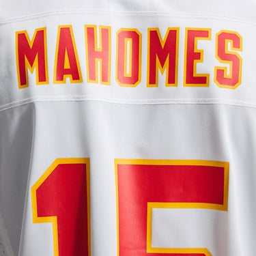 Kansas City Chiefs Patrick Mahomes Game Jersey White - View 13 - Jersey Zone
