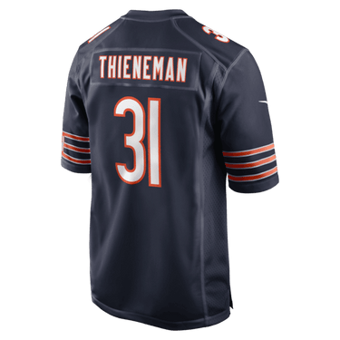 Chicago Bears Dillon Thieneman 2026 NFL Draft Game Jersey Navy - View 4 - Jersey Zone