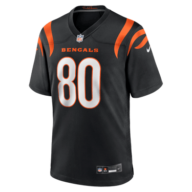 Cincinnati Bengals Cris Collinsworth Team Retired Player Game Jersey Black - Fabric and Crest Detail - Jersey Zone