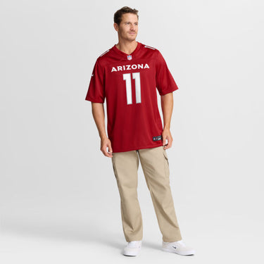 Arizona Cardinals Larry Fitzgerald Team Retired Game Jersey Cardinal - View 5 - Jersey Zone
