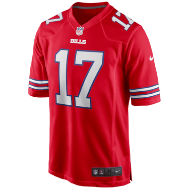 Buffalo Bills Josh Allen Game Jersey Red - View 7 - Jersey Zone