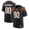 Cincinnati Bengals Cris Collinsworth Team Retired Player Game Jersey Black - Front View - Jersey Zone