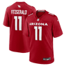 Arizona Cardinals Larry Fitzgerald Team Retired Game Jersey Cardinal - Front View - Jersey Zone
