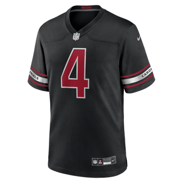 Arizona Cardinals Jeremiyah Love Alternate Game Player Jersey Black - Fabric and Crest Detail - Jersey Zone