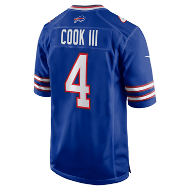 Buffalo Bills James Cook III Game Jersey Royal - View 4 - Jersey Zone
