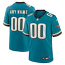 Jacksonville Jaguars Prowler Throwback Custom Game Jersey Teal - Front View - Jersey Zone