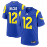 Los Angeles Rams Puka Nacua Game Jersey Royal - Front View - Jersey Zone