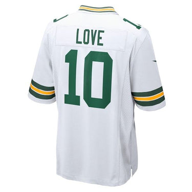 Green Bay Packers Love Game Jersey White - View 4 - Jersey Zone