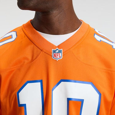Denver Broncos Bo Nix Mile High Collection 1977 Throwback Game Jersey Orange - View 10 - Jersey Zone