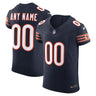 Chicago Bears Vapor F.U.S.E. Elite Custom Jersey Navy - Front View - Jersey Zone