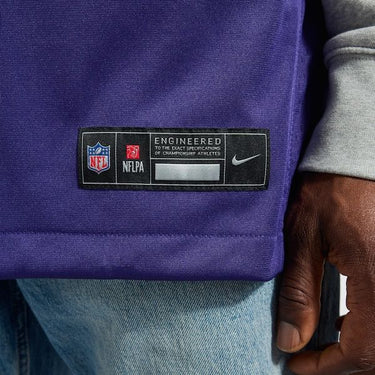 Baltimore Ravens Kyle Hamilton Alternate Game Jersey Purple - View 9 - Jersey Zone