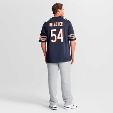 Chicago Bears Brian Urlacher Game Retired Player Jersey Navy - View 6 - Jersey Zone