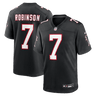 Atlanta Falcons Bijan Robinson Game Jersey Black - Front View - Jersey Zone