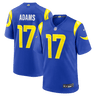 Los Angeles Rams Davante Adams Game Jersey Royal - Front View - Jersey Zone