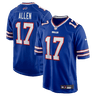 Buffalo Bills Josh Allen Game Jersey Royal - Front View - Jersey Zone