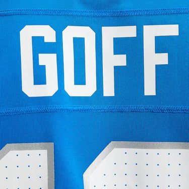 Detroit Lions Jared Goff Game Jersey Blue - View 13 - Jersey Zone
