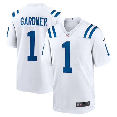 Indianapolis Colts Ahmad Sauce Gardner Game Jersey White - Back View - Jersey Zone