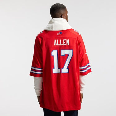 Buffalo Bills Josh Allen Game Jersey Red - View 4 - Jersey Zone