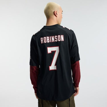 Atlanta Falcons Bijan Robinson Game Jersey Black - View 4 - Jersey Zone