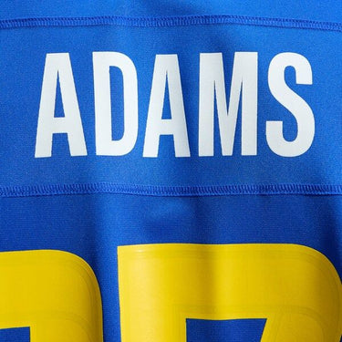 Los Angeles Rams Davante Adams Game Jersey Royal - View 12 - Jersey Zone